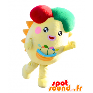 Hapisu mascot, yellow man, sun - MASFR27576 - Yuru-Chara Japanese mascots