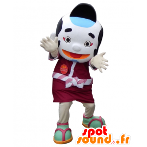 Mascot Shiromaru Hime, egg, gigantisk hvit perle - MASFR27577 - Yuru-Chara japanske Mascots