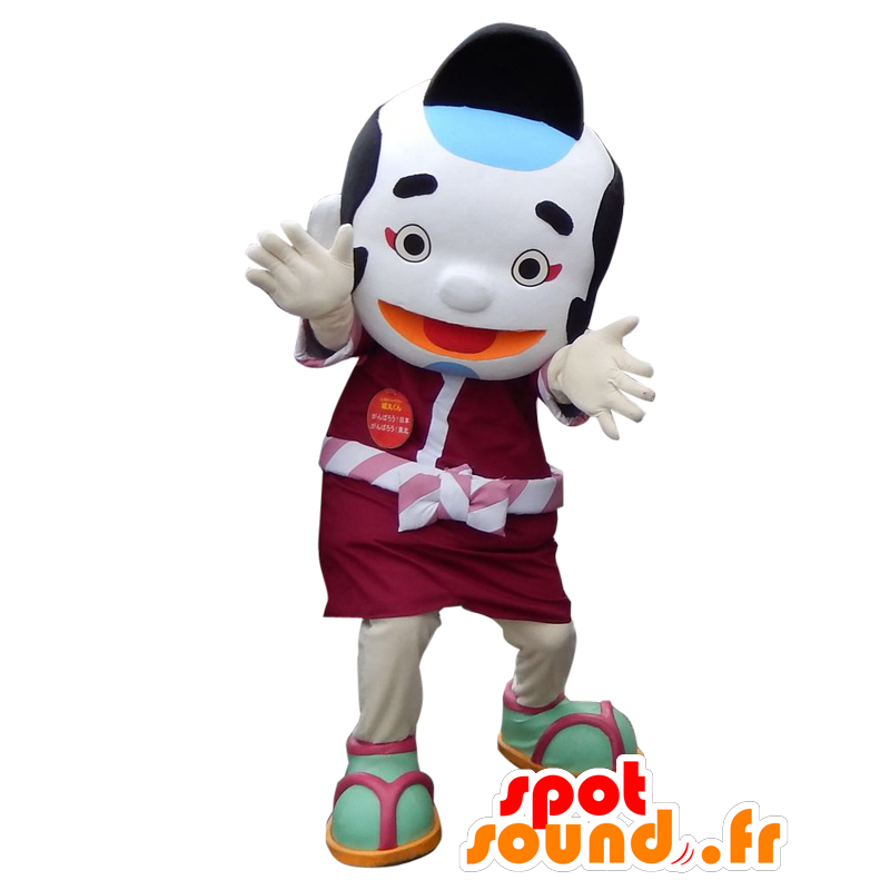 Mascot Shiromaru Hime, egg, gigantisk hvit perle - MASFR27577 - Yuru-Chara japanske Mascots