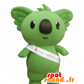 Ekoara Maskottchen, grün koala mit einer schwarzen Nase - MASFR27583 - Yuru-Chara japanischen Maskottchen