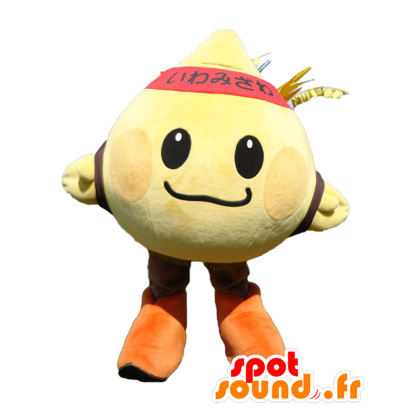 Mascot Iwami-chan, løg, kæmpe grøntsager - Spotsound maskot