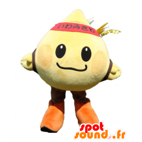 Mascot Iwami-chan, cebola, legumes gigantes - MASFR27585 - Yuru-Chara Mascotes japoneses