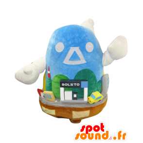 Maskotti Sorat-kun, huoltoasema auton - MASFR27592 - Mascottes Yuru-Chara Japonaises