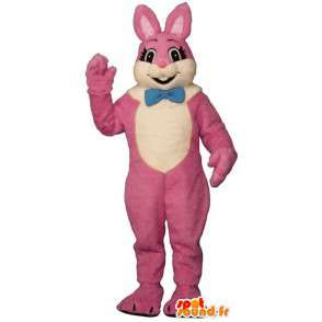 Costume pink and white rabbit - MASFR007100 - Rabbit mascot