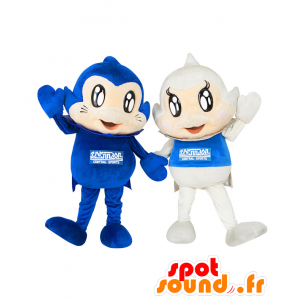 Mascottes de Sen-chan et Lal-chan - 2 mascottes mignonnes - MASFR27616 - Mascottes Yuru-Chara Japonaises