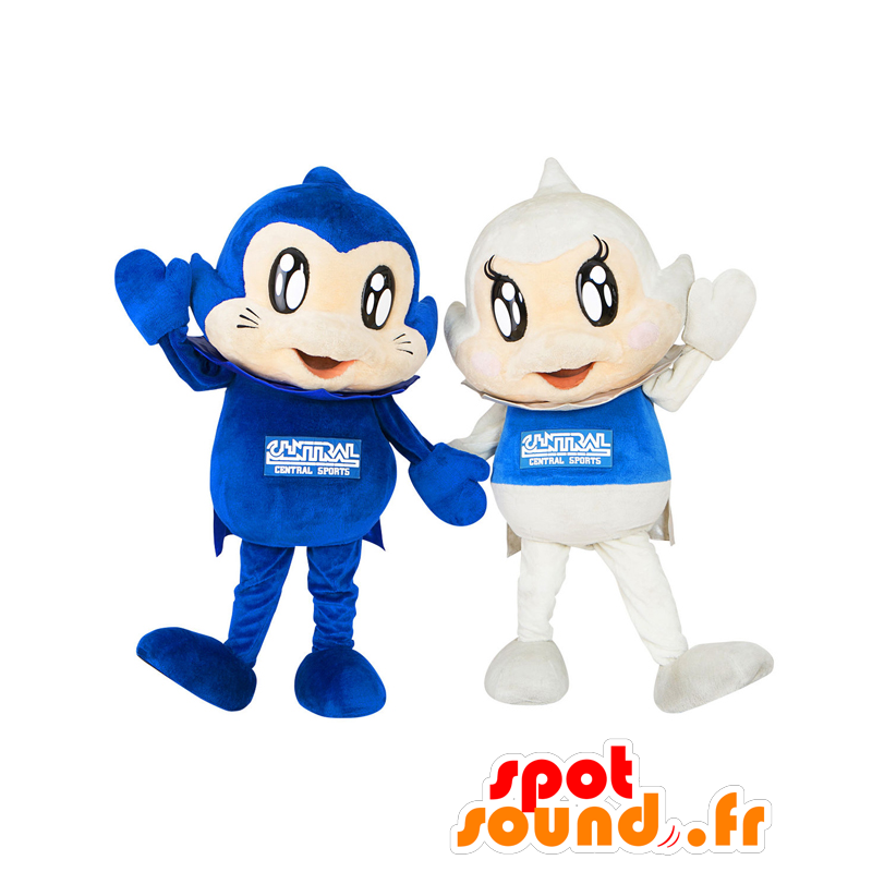 Μασκότ Sen-chan και Λαλ-chan - 2 χαριτωμένο μασκότ - Ιαπωνικές μασκότ Yuru-Chara - MASFR27616 - SpotSound.fr