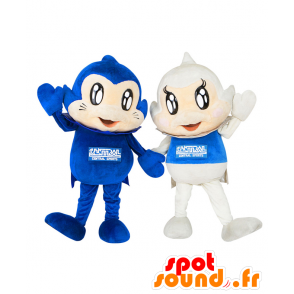 Μασκότ Sen-chan και Λαλ-chan - 2 χαριτωμένο μασκότ - Ιαπωνικές μασκότ Yuru-Chara - MASFR27616 - SpotSound.fr
