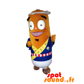 Roll-kun mascotte. Brown rotolo mascotte - MASFR27619 - Yuru-Chara mascotte giapponese