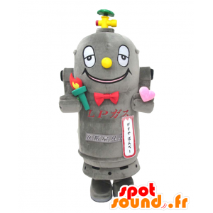 Mascot af Gasu-ya. Gasflaske maskot - Spotsound maskot kostume