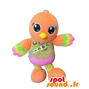 Mascot Fuchu. Naranja de la mascota del pájaro - MASFR27624 - Yuru-Chara mascotas japonesas