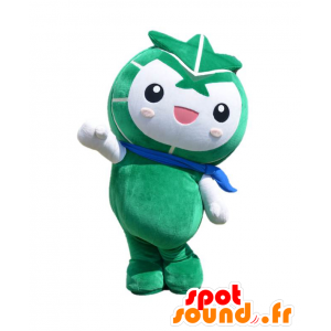 Mascotte de Hinumaru-kun. Mascotte de monstre vert - MASFR27625 - Mascottes Yuru-Chara Japonaises