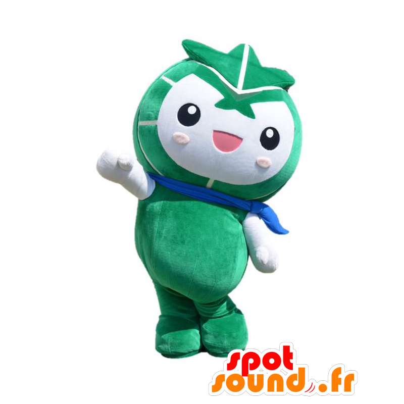 Maskot Hinumaru-kun. Green monster Maskot - MASFR27625 - Yuru-Chara japonské Maskoti