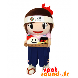 Mascotte de Sho-chan, fille cuisinière très colorée - MASFR27631 - Mascottes Yuru-Chara Japonaises