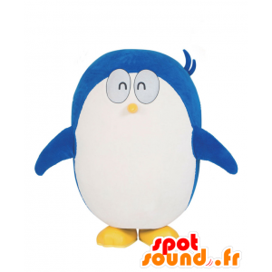 Mascotte de Copen-chan, de pingouin, de manchot bleu et blanc - MASFR27640 - Mascottes Yuru-Chara Japonaises