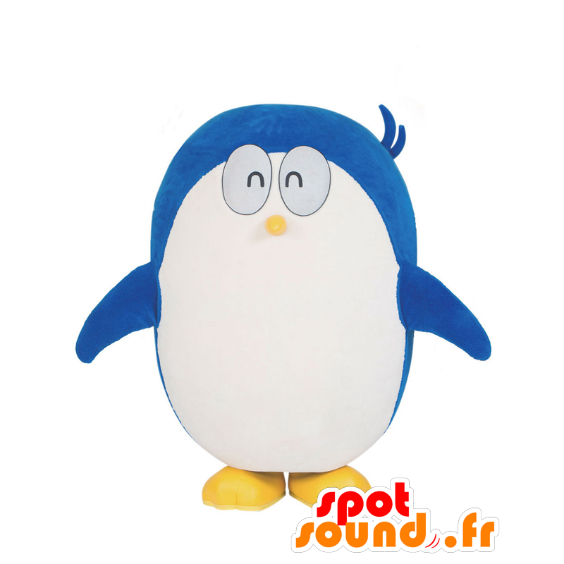 Mascota Copen-chan, pingüino, pingüino blanco y azul - MASFR27640 - Yuru-Chara mascotas japonesas