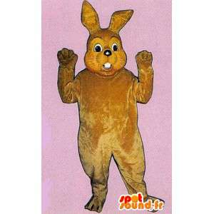 Lys brun bunny drakt - MASFR007106 - Mascot kaniner