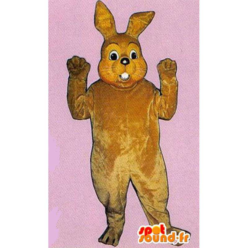 Lys brun bunny drakt - MASFR007106 - Mascot kaniner