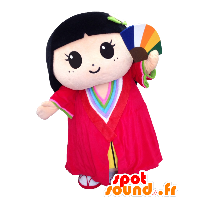 Chama princess mascot. Japanese girl mascot - MASFR27657 - Yuru-Chara Japanese mascots