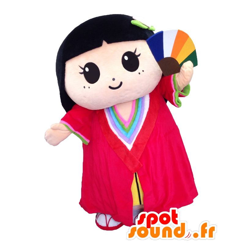 チャマ姫のマスコット。日本の女の子のマスコット-MASFR27657-日本のゆるキャラのマスコット