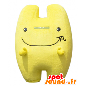 Mascotte de Konomin. Mascotte de la lettre H, jaune fluo et noir - MASFR27661 - Mascottes Yuru-Chara Japonaises