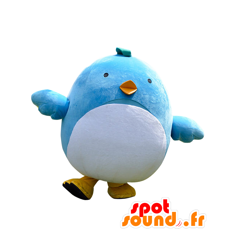 Mascot Shun. tukku Mascot sininen ja valkoinen lintu - MASFR27663 - Mascottes Yuru-Chara Japonaises Mascot Shun. tukku Mascot sininen ja valkoinen lintu - MASFR27663 - Mascottes Yuru-Chara Japonaises