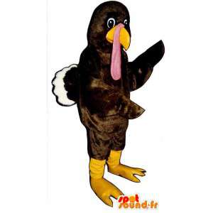 Brązowy indyk maskotka. Turcja Costume - MASFR007109 - Mascot Kury - Koguty - Kurczaki
