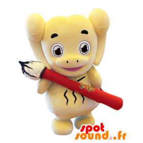 Itsukinomiya mascot. Stone mascot with a brush - MASFR27701 - Yuru-Chara Japanese mascots