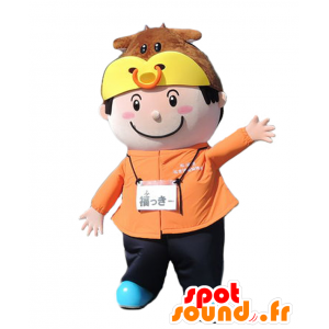 Fukukki mascot boy. Boy mascot - MASFR27708 - Yuru-Chara Japanese mascots