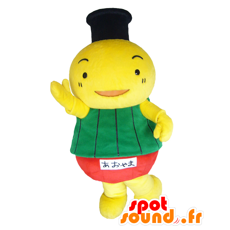 Poppo-chan mascot. Yellow snowman mascot, giant potato - MASFR27720 - Yuru-Chara Japanese mascots