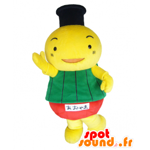 Poppo-chan mascot. Yellow snowman mascot, giant potato - MASFR27720 - Yuru-Chara Japanese mascots