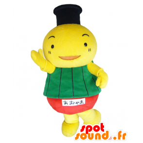 Mascotte de Poppo-chan. Mascotte de bonhomme jaune, patate géante - MASFR27720 - Mascottes Yuru-Chara Japonaises