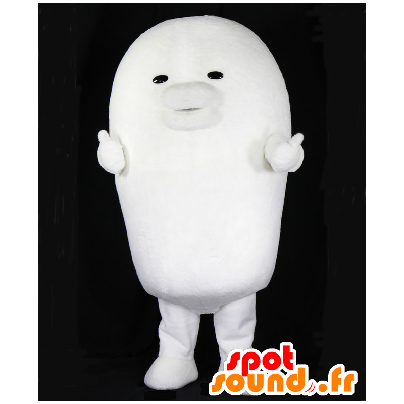 Wagahai mascot. Ghost mascot, white monster - MASFR27723 - Yuru-Chara Japanese mascots