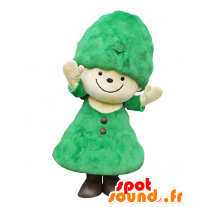 Mascotte de Cypress-chan. Mascotte d'arbre de sapin vert géant - MASFR27726 - Mascottes Yuru-Chara Japonaises
