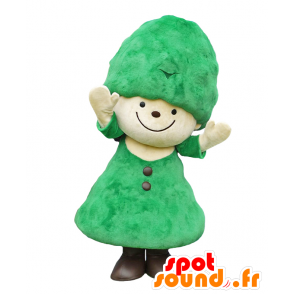 Maskot Cypress-chan. Strom Maskot obří borovice zelená - MASFR27726 - Yuru-Chara japonské Maskoti