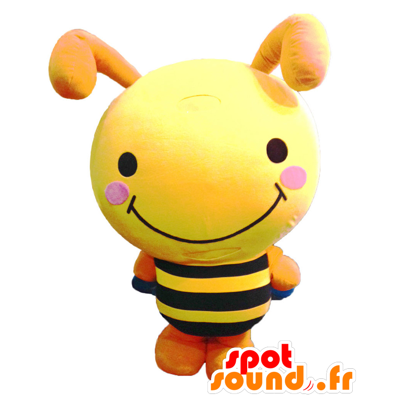 Micchan mascot. Mascot yellow and black giant bee - MASFR27730 - Yuru-Chara Japanese mascots