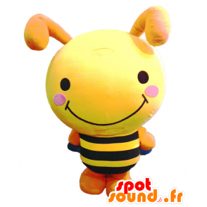 Mascotte Micchan. Mascotte giallo e nero ape gigante - MASFR27730 - Yuru-Chara mascotte giapponese