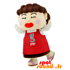 Kotobukiyokue mascot. Girl mascot doll - MASFR27744 - Yuru-Chara Japanese mascots