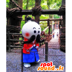 Mascot Hachibe. grote witte man mascotte - MASFR27748 - Yuru-Chara Japanse Mascottes