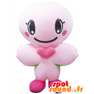 Mascot Minatchi. rosa mascote do boneco de neve - MASFR27750 - Yuru-Chara Mascotes japoneses