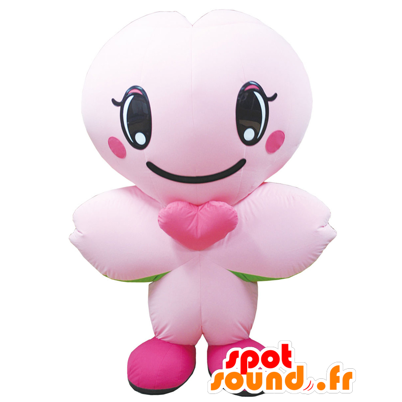 Minatchi mascotte. Rosa pupazzo mascotte - MASFR27750 - Yuru-Chara mascotte giapponese