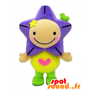 Kyowaad mascot. Girl mascot head with star - MASFR27752 - Yuru-Chara Japanese mascots