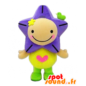 Kyowaad mascot. Girl mascot head with star - MASFR27752 - Yuru-Chara Japanese mascots