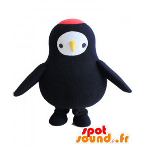 Mascotte de Hitachiota. Mascotte de pingouin noir et blanc - MASFR27757 - Mascottes Yuru-Chara Japonaises