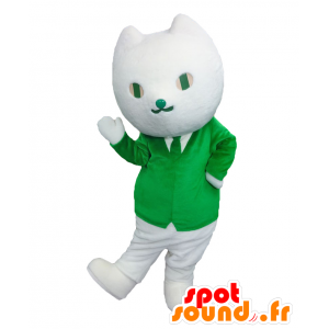 Mascot risonya. bonito mascote gato no equipamento escocês - MASFR27762 - Yuru-Chara Mascotes japoneses