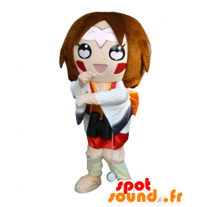 Mascot Shimadzu Izumi. Japanese girl mascot - MASFR27770 - Yuru-Chara Japanese mascots