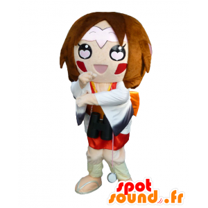 Mascot Shimadzu Izumi. Japanische Mädchen Maskottchen - MASFR27770 - Yuru-Chara japanischen Maskottchen