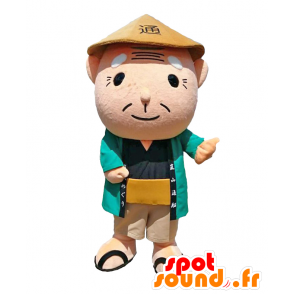 Tsu-sen mascot, mascot old man with a hat - MASFR27779 - Yuru-Chara Japanese mascots