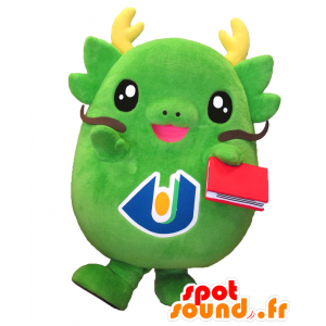 Ororin mascot. Snowman mascot, green monster - MASFR27782 - Yuru-Chara Japanese mascots
