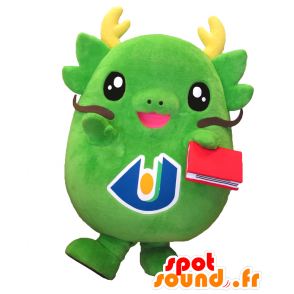 Ororin mascotte. Pupazzo di neve mascotte, mostro verde - MASFR27782 - Yuru-Chara mascotte giapponese