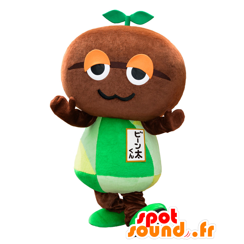 Mascot Bean-kun. Bean mascot, vegetable - MASFR27785 - Yuru-Chara Japanese mascots